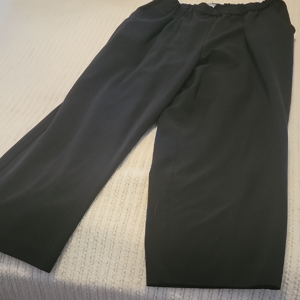 Croft & Barrow Black Pants with Elastic Waistband